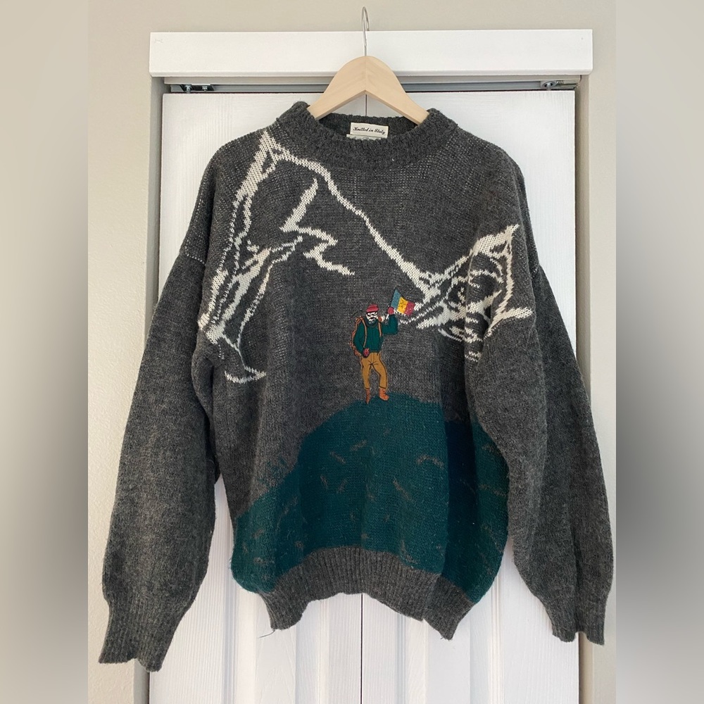 Vintage Mountain Climber Sweater